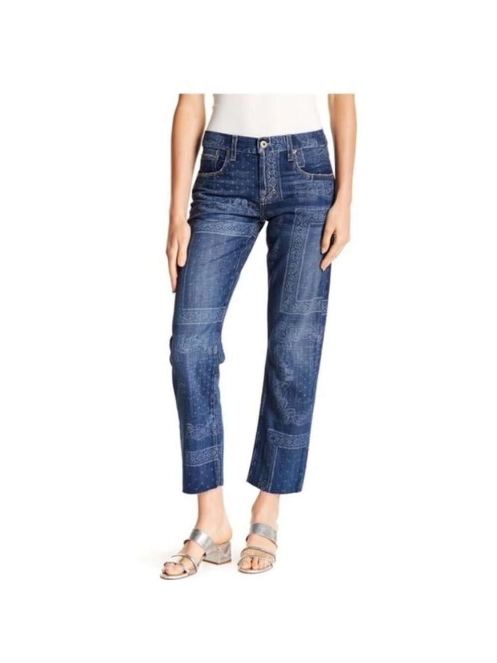 Current/Elliott Unisex Straight Leg Jeans